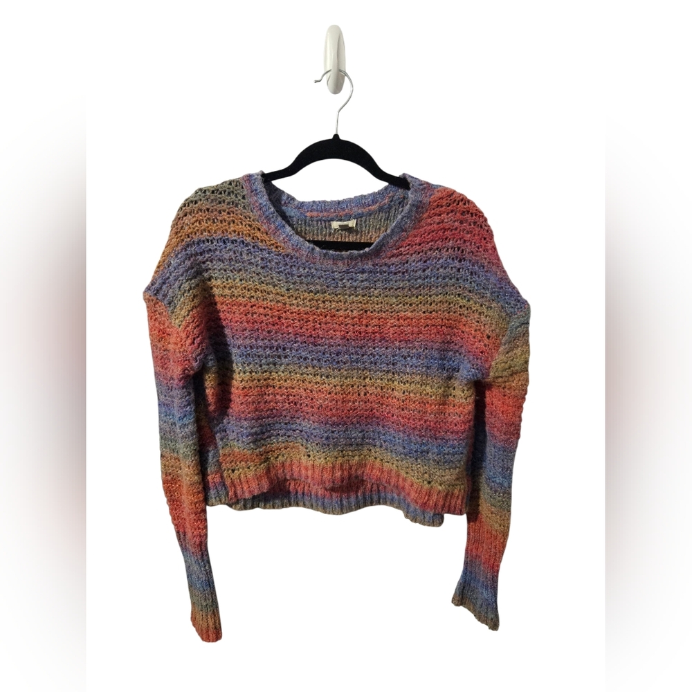 Ecote Multicolor Striped Knit Sweater